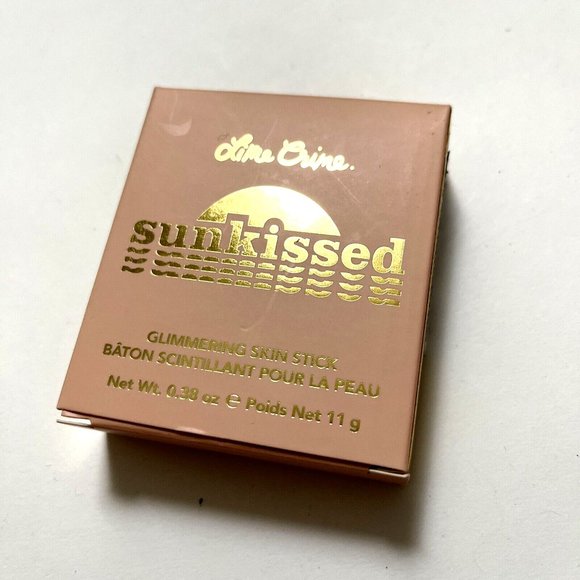 New LIME CRIME Sunkissed Glimmering Skin Stick - COVE Highlighter Vegan Bronzer - Picture 2 of 4
